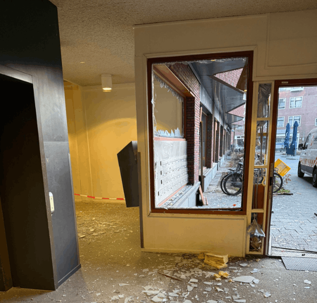 Explosie in seniorenflat Amsterdam-West