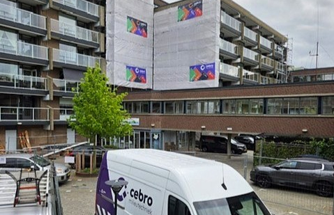 Gevelrenovatie De Thuishaven in Scheveningen